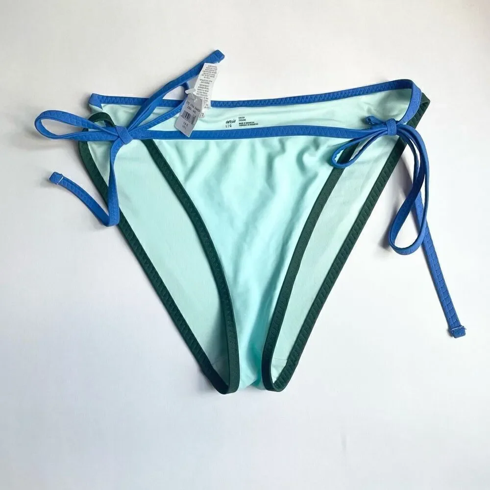 NWT Aerie Cheeky tie bikini bottom - size US L